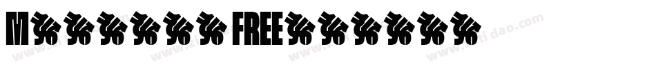 Mariose FREE字体转换